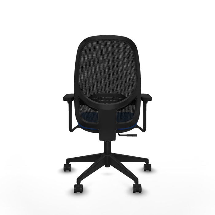 PIQUERAS Y CRESPO Silla de oficina Cilanco con mecanismo Sincro, Azul y Negro