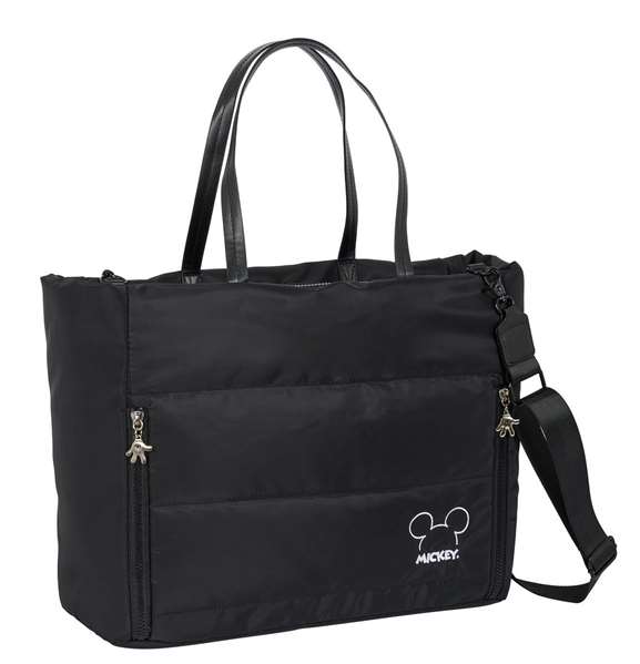 Bolso Mickey Mouse Clubhouse Teen Mood Negro 40 x 31 x 17 cm Acolchado Bolso Mickey Mouse Clubhouse Teen Mood Negro 40 x 31 x 17 cm Acolchado