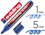 Edding Marcador Permanente 330 Azul Punta Biselada (Set de 10)