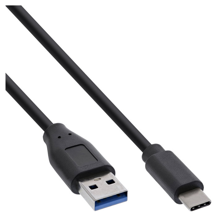 InLine Cable USB-A a USB-C de 2m Negro (ST-ST) InLine Cable USB-A a USB-C de 2m Negro (ST-ST)