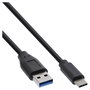 InLine Cable USB-A a USB-C de 2m Negro (ST-ST)