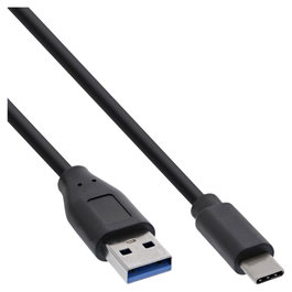 InLine 35712 Cable USB-A a USB-C 2m Negro