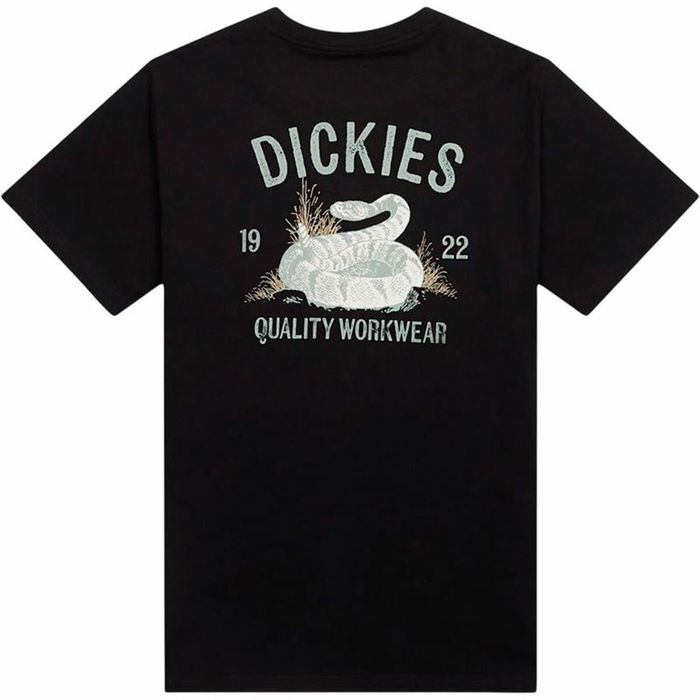 Camiseta de Manga Corta Hombre Dickies Dickies Snake Ss Tee Negro M