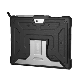 Urban Armor Gear UAG Metropolis Funda Protectora para Microsoft Surface Go 2 y Go 3 de 10 Pulgadas (25.4 cm), Color Negro y Plata