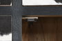 DKD Home Decor Cajonera Mango Piel Vaca 36 x 102 x 115 cm