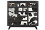 DKD Home Decor Cajonera Mango Piel Vaca 36 x 102 x 115 cm