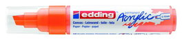 EDDING Marcador Acrylic 5000 Biselado Naranja Neón (Set de 5)