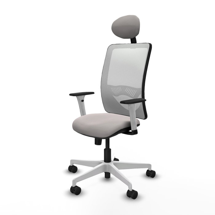PIQUERAS Y CRESPO Silla de oficina Zulema Blanca con Mecanismo Sincro PIQUERAS Y CRESPO Silla de oficina Zulema Blanca con Mecanismo Sincro