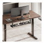 LogiLink Organizador de bandejas para cables extensible de metal negro