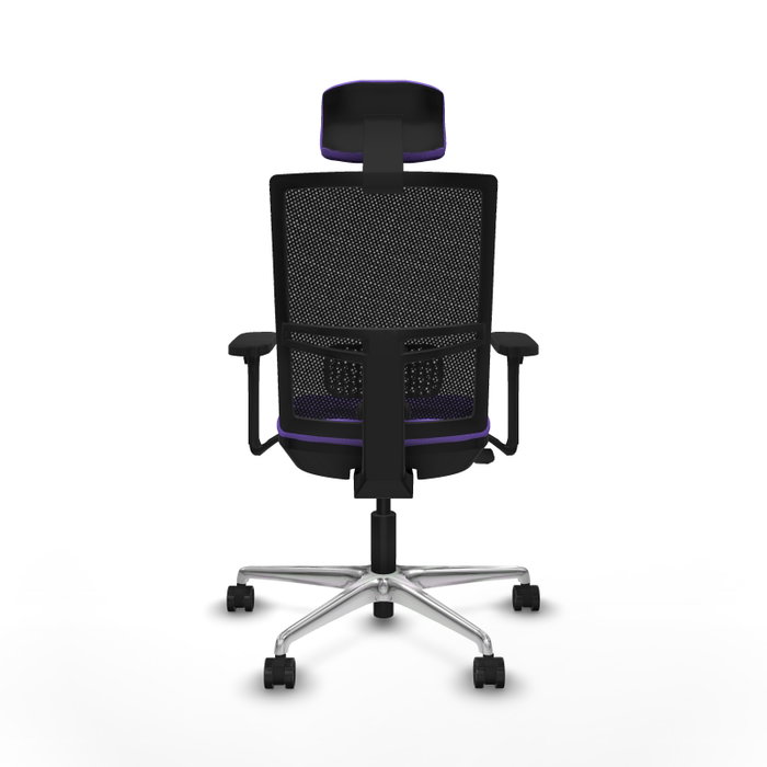 PIQUERAS Y CRESPO Silla de oficina Yunquera con mecanismo Sincro/Traslack, Lila y Negro PIQUERAS Y CRESPO Silla de oficina Yunquera con mecanismo Sincro/Traslack, Lila y Negro