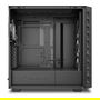 SHARKOON Rebel C80G RGB ATX Torre ATX de PC con Panel de Cristal Templado Negro