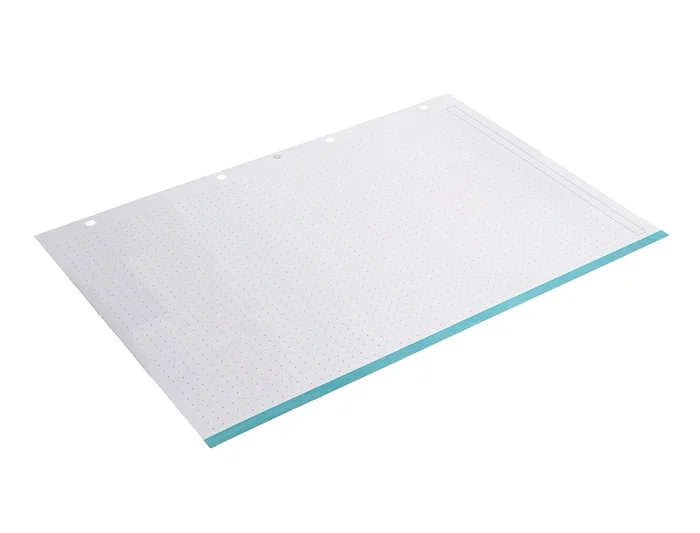 Antartik Recambio A4 100 Hojas 90gr Puntos 4 Taladros Bandas de 5 Colores