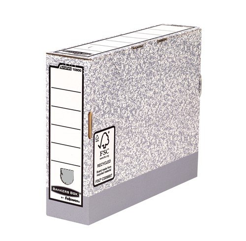 Fellowes Archivador A4 80 mm, 10 unidades, cartón FSC Fellowes Archivador A4 80 mm, 10 unidades, cartón FSC