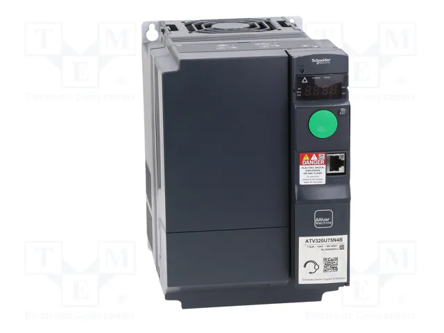 SCHNEIDER ELECTRIC Altivar ATV320U75N4B Inversor Vectorial 7,5kW 3x400VAC SCHNEIDER ELECTRIC Altivar ATV320U75N4B Inversor Vectorial 7,5kW 3x400VAC