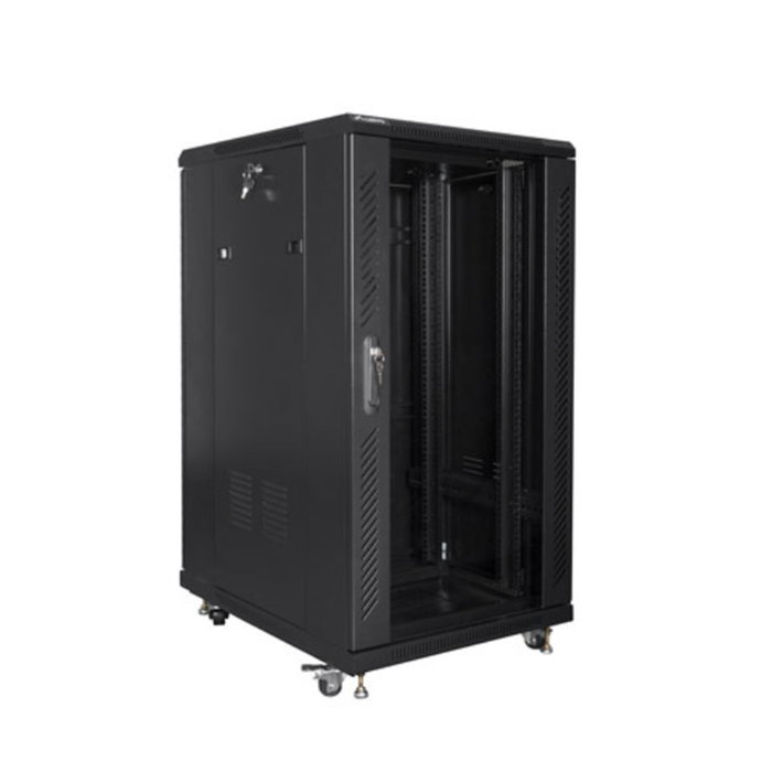 Lanberg FF01-6822-12B Armario Rack 22U Negro