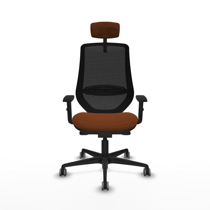 PIQUERAS Y CRESPO Silla de oficina Mardos con mecanismo Sincro/Traslack, Marrón y Negro PIQUERAS Y CRESPO Silla de oficina Mardos con mecanismo Sincro/Traslack, Marrón y Negro