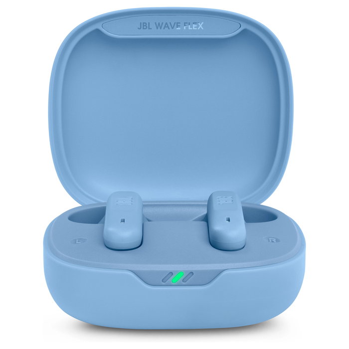 JBL Wave Flex Auriculares True Wireless In-Ear Bluetooth 5.2, IP54 Resistente al Agua, 24h de Autonomía, Color Azul