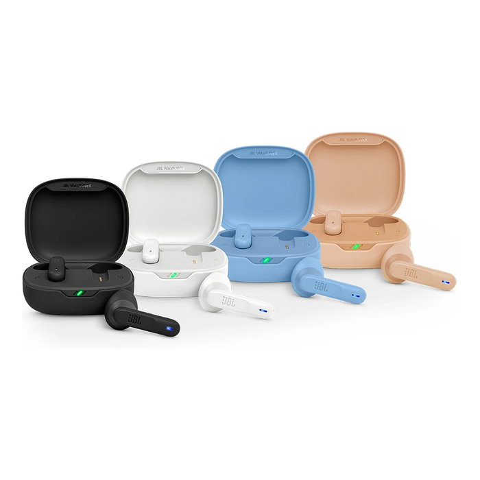 JBL Wave Flex Auriculares True Wireless In-Ear Bluetooth 5.2, IP54 Resistente al Agua, 24h de Autonomía, Color Azul