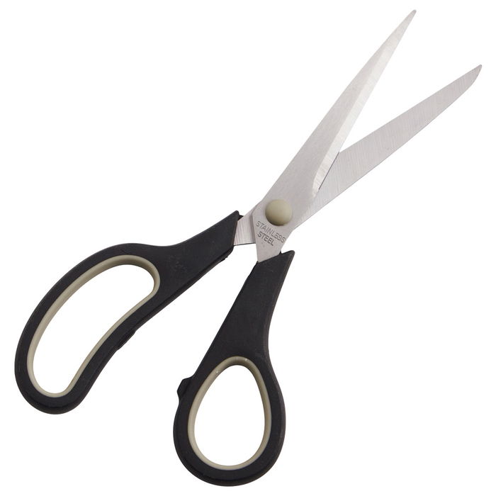 Day Juego de 3 Tijeras de Acero Inoxidable y Plástico, para Diestros y Zurdos, Aptas para Lavavajillas, 14-20 cm