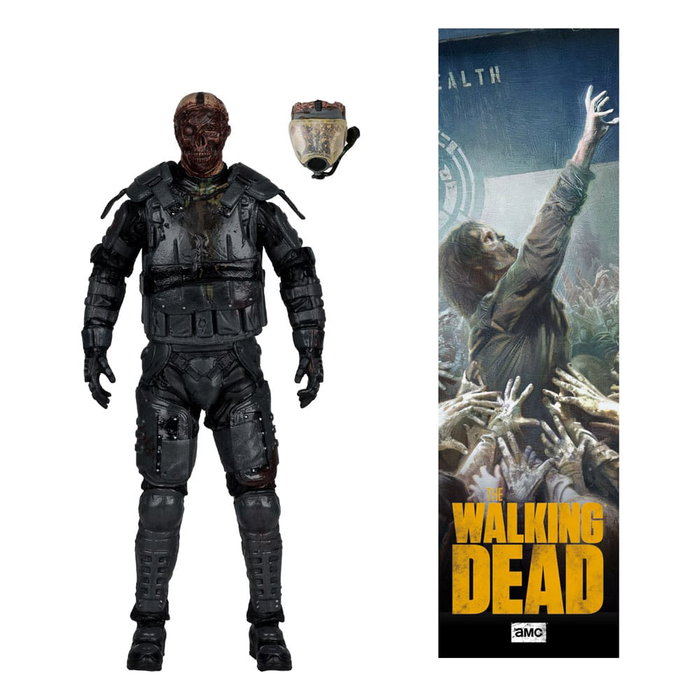 The Walking Dead Figura Gas Mask Zombie (Season 4) 13 cm The Walking Dead Figura Gas Mask Zombie (Season 4) 13 cm