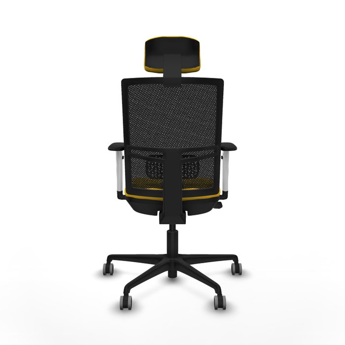 PIQUERAS Y CRESPO Silla de oficina Yunquera con mecanismo Sincro/Traslack Amarillo y Negro PIQUERAS Y CRESPO Silla de oficina Yunquera con mecanismo Sincro/Traslack Amarillo y Negro