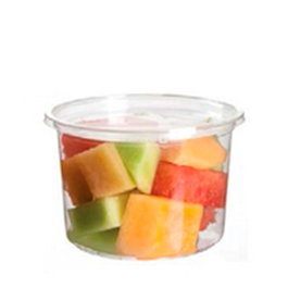 Bioworks Plato Redondo Bio de 50 cl, PLA, de Un Solo Uso