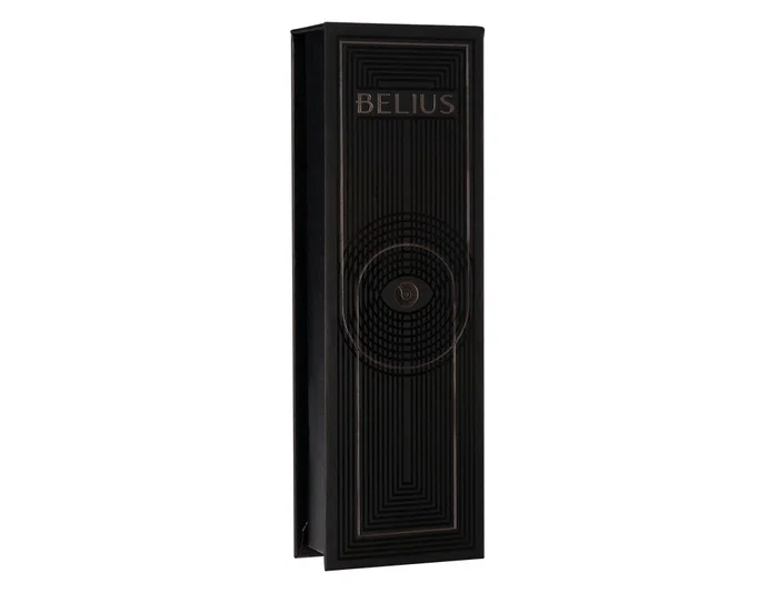 Belius Turbo Bolígrafo Aluminio Negro Tinta Azul 0,8 mm Diseño Deportivo Caja Magnética