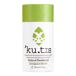 Kutis Skincare Desodorante Vegano Sin Bicarbonato Lemongrass y Árbol de Té Barra 100ml