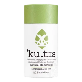 Kutis Skincare Desodorante Vegano Sin Bicarbonato Lemongrass y Árbol de Té Barra 100ml