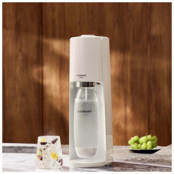 SodaStream Terra Blanco con Botella de 1L SodaStream Terra Blanco con Botella de 1L