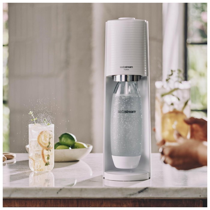 SodaStream Terra Blanco con Botella de 1L SodaStream Terra Blanco con Botella de 1L