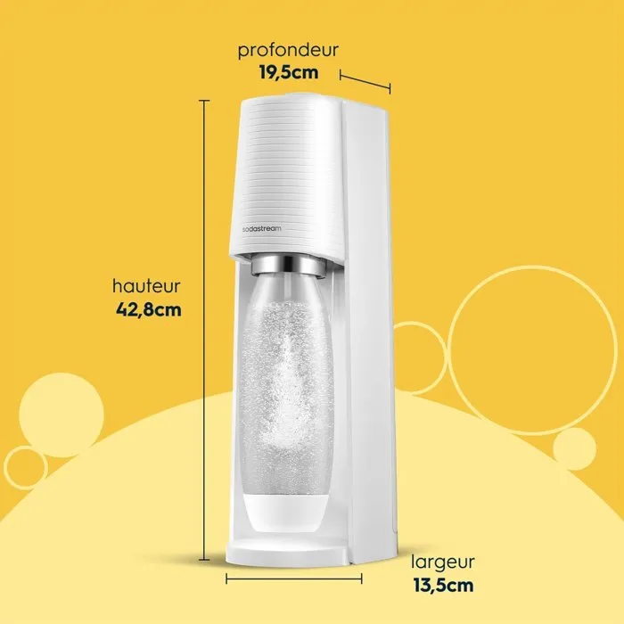 SodaStream Terra Blanco con Botella de 1L SodaStream Terra Blanco con Botella de 1L