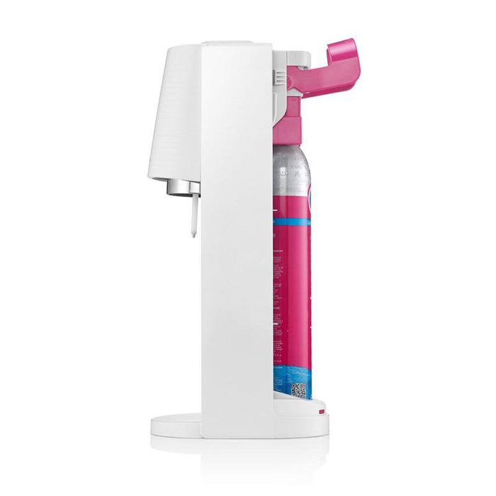 SodaStream 1012811410 - Sifón Soda Maker Terra Blanca QC con Cilindro de CO2 y Botella PET 1 Litro SodaStream 1012811410 - Sifón Soda Maker Terra Blanca QC con Cilindro de CO2 y Botella PET 1 Litro