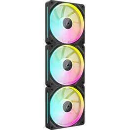 Corsair iCUE LINK LX120 RGB Ventilador 120 mm, Pack de 3, Negro