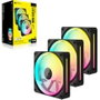 Corsair Pack de 3 Ventiladores iCUE LINK RX120 RGB para PC Gaming y Refrigeración de Alto Rendimiento con Control PWM y Rodamientos Magnetic Dome