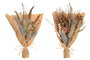 DKD Home Decor Ramo de Flores Secas Surtido Beige y Blanco