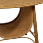 Ixia Mesa de Centro Bambú Natural 81 x 51 x 47,50 cm