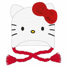 Cerdá Gorro Peruano Hello Kitty Blanco