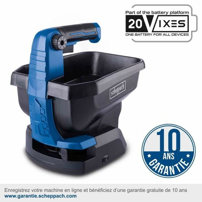 Scheppach Esparcidor inalámbrico C-GSP800-X 20V IXES