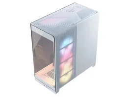Corsair 4500X RS-R ARGB Mid-Tower, Torre PC ATX Blanca con Cristal Templado, Ventiladores 120mm Incluidos, USB-C