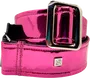 GETM Correa Guitarra/Bajo Mirror Reflective Fuchsia Ajustable 165cm Nylon Piel Vinilo