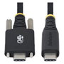 StarTech.com Cable USB-C de Carga 240W PD EPR 5A 3m con Fijación por Tornillo, Nylon Trenzado, Certificado USB-IF, para Laptop