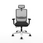PIQUERAS Y CRESPO Silla de oficina Haches con mecanismo Sincro/Traslack Negro y Gris