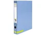 Liderpapel Carpeta de 2 Anillas 25 mm A4 Forrada Celeste con Ollao y Tarjetero
