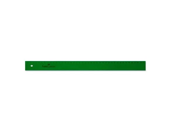 Faber-Castell Regla de 100 cm Verde Transparente Faber-Castell Regla de 100 cm Verde Transparente