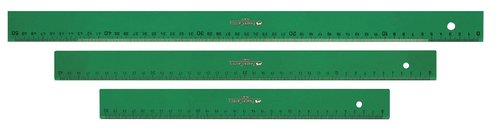 Faber-Castell Regla de 100 cm Verde Transparente