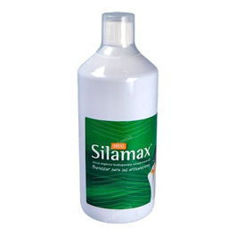 MCA PRODUCTOS NATURALES Complemento Alimenticio Silicio Orgánico Biodisponible con Glucosamina y Condroitina Sabor Frambuesa 1 Litro