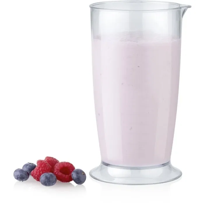 Severin Batidora de mano SM3761 350 W Eje desmontable Vaso 700 ml con tapa Doble cuchilla Turbo Negro