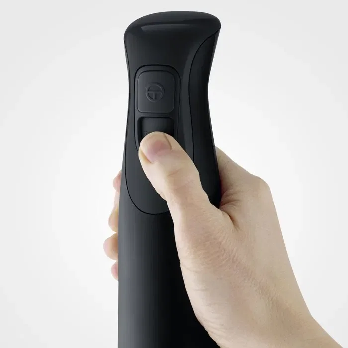 Severin Batidora de mano SM3761 350 W Eje desmontable Vaso 700 ml con tapa Doble cuchilla Turbo Negro