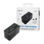 LogiLink Mini Docking USB 3.2 Gen1 con 8 puertos y USB-C, negro